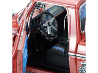 1979 Ford F-250 Monster Truck with 48-Inch Tires "Walkin' Tall" Red "Kings of Crunch" Series 1/18 Diecast Model Car by Greenlight image 4