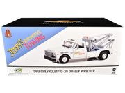 1969 Chevrolet C-30 Dually Wrecker Jerry's Towing "Fall Guy Stuntman Association" "The Fall Guy" (1981-1986) TV Series 1/18 Diecast Model Car by Greenlight image 3