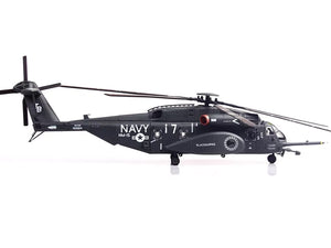 Sikorsky MH-53E Sea Dragon Helicopter "United States Navy Blackhawks Tail Number 17" Dark Gray 1/72 Diecast Model by Panzerkampf