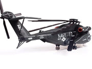 Sikorsky MH-53E Sea Dragon Helicopter "United States Navy Blackhawks Tail Number 17" Dark Gray 1/72 Diecast Model by Panzerkampf image 3