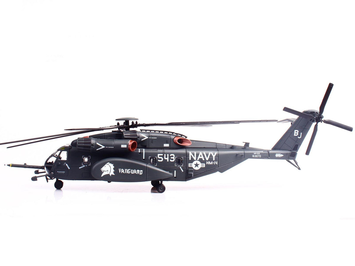 Sikorsky MH-53E Sea Dragon Helicopter "United States Navy Vanguard Tail Number 543" Dark Gray 1/72 Diecast Model by Panzerkampf