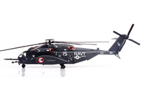 Sikorsky MH-53E Sea Dragon Helicopter "United States Navy Blackhawks Tail Number 15" Dark Gray 1/72 Diecast Model by Panzerkampf image 3