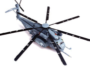 Sikorsky MH-53E Sea Dragon Helicopter "United States Navy Black Stallions Tail Number 40" Light Gray 1/72 Diecast Model by Panzerkampf image 4