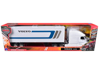 Volvo VN-780 Truck with Dry Van Trailer White "Long Haul Truckers" Series 1/32 Diecast Model by New Ray image 2