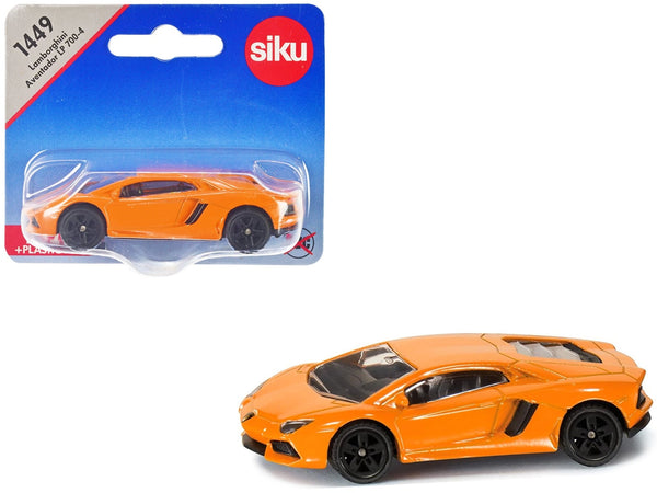 Siku Lamborghini Aventador LP700-4 orange diecast model 1449, view 1