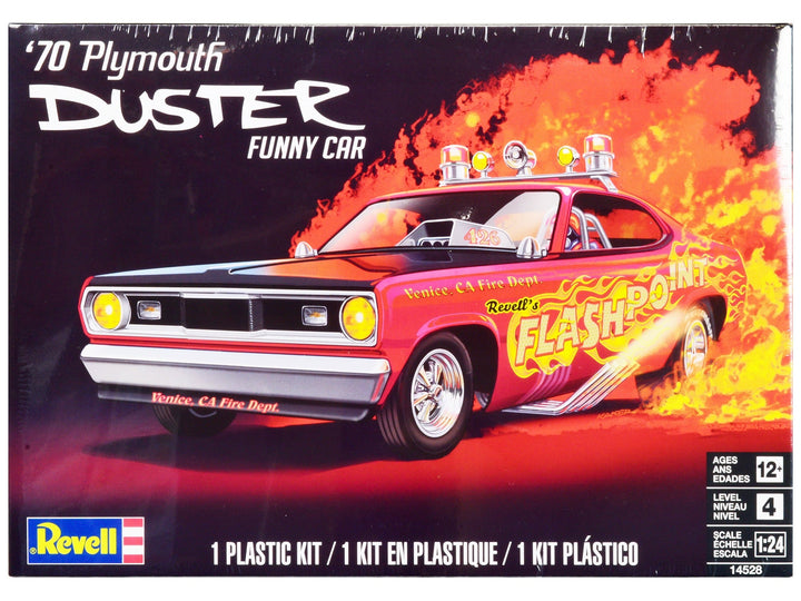 Level 4 Model Kit 1970 Plymouth Duster Funny Car 1/24 Scale Model by Revell image 2