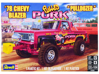 Level 4 Model Kit 1978 Chevrolet Blazer Pickup Truck "Pulled Pork Pulldozer" 1/24 Scale Model by Revell image 5