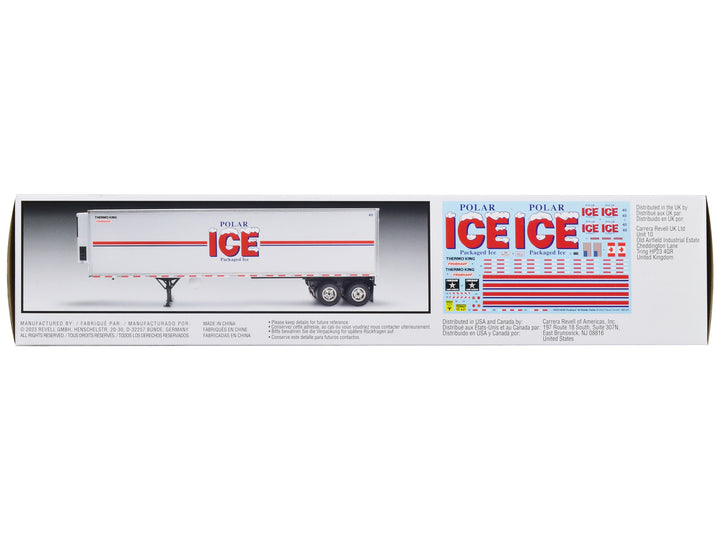Level 4 Model Kit Fruehauf 40' Refrigerated Trailer "Polar ICE" 1/32 Scale Model by Revell image 2