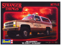 Level 4 Model Kit Jim Hopper's 1985 Chevrolet K5 Blazer "Stranger Things" (2016-Current) TV Series 1/25 Scale Model by Revell image 4