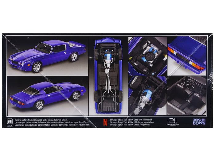 Level 4 Model Kit Billy Hargrove's 1979 Chevrolet Camaro Z/28 "Stranger Things" (2016-Current) TV Series 1/24 Scale Model by Revell image 2