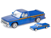 Level 4 Model Kit 1991 Chevrolet S-10 Lowrider Pickup Truck with 1/64 Diecast Version Included "Big + Little Series" 1/25 Scale Model by Revell image 2
