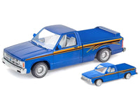 Level 4 Model Kit 1991 Chevrolet S-10 Lowrider Pickup Truck with 1/64 Diecast Version Included "Big + Little Series" 1/25 Scale Model by Revell image 2