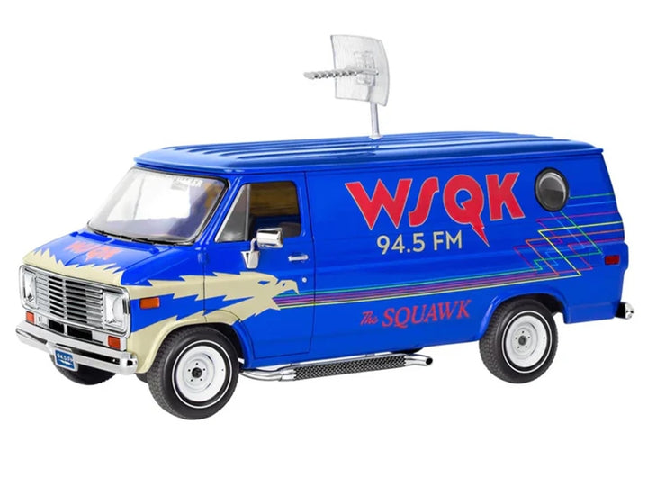 Level 3 Model Kit 1977 GMC "WSQK Squawk" Van "Stranger Things" (2016-2025) TV Series 1/25 Scale Model by Revell image 2