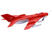 Mikoyan-Gurevich MiG-19S Farmer C Fighter Aircraft "Yellow 45" "VVS Display Team Soviet Air Force Kubinka Air Base" (1960) "Wing" Series 1/72 Diecast Model by Panzerkampf image 3