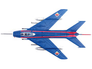 Mikoyan-Gurevich MiG-19S Farmer C Fighter Aircraft "1 Staffel/JG-3. Preschen." 5th World Aerobatic Championships (1968) "Wing" Series 1/72 Diecast Model by Panzerkampf image 2