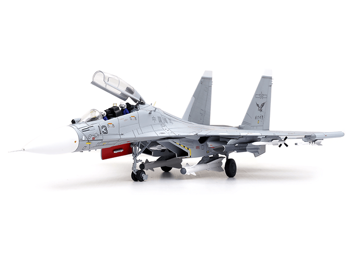 Sukhoi Su-30MKK Flanker-G Fighter Aircraft #13 "People's Liberation Army (PLA) Naval Aviation's Sea and Air Eagle Regiment" Chinese Air Force "Wing" Series 1/72 Diecast Model by Panzerkampf image 2
