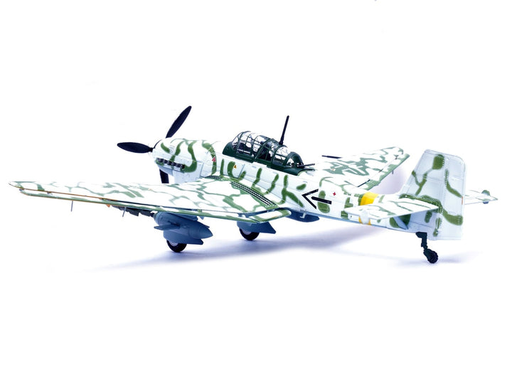 Junkers Ju 87G2 Stuka Bomber Aircraft "10.(Pz)/SG 2 Immelmann Markisch Friedland Pomerania" (1945) German Luftwaffe "Wing" Series 1/72 Diecast Model by Panzerkampf image 2