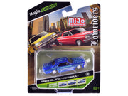 1965 Buick Riviera Candy Blue with Graphics "Lowriders" "Maisto Design" Series 1/64 Diecast Model Car by Maisto image 3