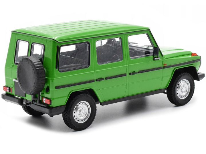 1980 Mercedes-Benz G-Model (LWB) Green with Black Stripes Limited Edition to 402 pieces Worldwide 1/18 Diecast Model Car by Minichamps image 2