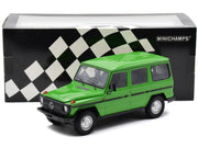 1980 Mercedes-Benz G-Model (LWB) Green with Black Stripes Limited Edition to 402 pieces Worldwide 1/18 Diecast Model Car by Minichamps image 3