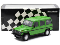 1980 Mercedes-Benz G-Model (LWB) Green with Black Stripes Limited Edition to 402 pieces Worldwide 1/18 Diecast Model Car by Minichamps image 3