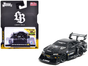 1999 Nissan Skyline GT-R (R34) #5 "Liberty Walk" Black 1/64 Diecast Model Car by Muscle Machines image 3
