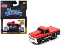 Muscle Machines 1972 Chevrolet C10 Edelbrock red black 1:64 15567RD, product image 3