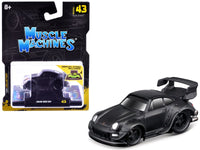 RWB 993 911 Matt Black 1/64 Diecast Model Car by Muscle Machines image 2