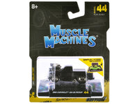 1993 Chevrolet 454 SS Pickup Truck Matt Black "Blackout Edition" 1/64 Diecast Model by Muscle Machines image 3