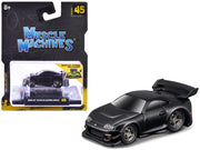 1995-97 Toyota Supra (MK4) Matt Black 1/64 Diecast Model Car by Muscle Machines image 2