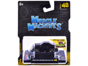 1999 Nissan Skyline GT-R (R34) #5 "Liberty Walk" Matt Black 1/64 Diecast Model Car by Muscle Machines image 2