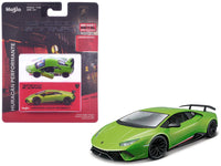 Lamborghini Huracan Performante Green "Speed Icons" Series 1/64 Diecast Model Car by Maisto image 2