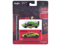 Lamborghini Huracan Performante Green "Speed Icons" Series 1/64 Diecast Model Car by Maisto image 3
