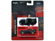 2025 Ford Mustang GTD Black Metallic "Speed Icons" Series 1/64 Diecast Model Car by Maisto image 3