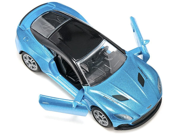 Siku Aston Martin DBS Superleggera blue metallic black top 1582, product image 1