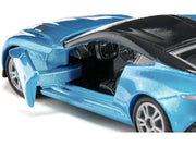 Aston Martin DBS Superleggera Blue Metallic with Black Top Diecast Model Car by Siku image 2