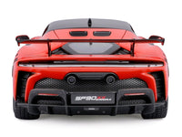 Ferrari SF90 XX Stradale Red with Black Top "Race + Play" Series 1/18 Diecast Model Car by Bburago image 4