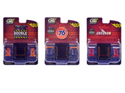 Automotive "Double Scissor Lifts" Series #2 Set of 3 pieces 1/64 Diecast Models by Greenlight