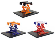 Automotive "Double Scissor Lifts" Series #2 Set of 3 pieces 1/64 Diecast Models by Greenlight image 2