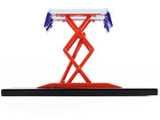 Automotive Double Scissor Lift "Chevron" White and Red "Double Scissor Lifts" Series 2 1/64 Diecast Model by Greenlight image 3