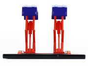 Automotive Double Scissor Lift "Chevron" White and Red "Double Scissor Lifts" Series 2 1/64 Diecast Model by Greenlight image 4