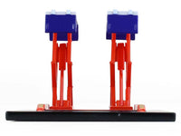 Automotive Double Scissor Lift "Chevron" White and Red "Double Scissor Lifts" Series 2 1/64 Diecast Model by Greenlight image 4