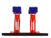 Automotive Double Scissor Lift "Chevron" White and Red "Double Scissor Lifts" Series 2 1/64 Diecast Model by Greenlight image 5