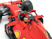 Ferrari SF21 #55 Carlos Sainz Formula One F1 Car "Ferrari Racing" Series 1/18 Diecast Model Car by Bburago image 5