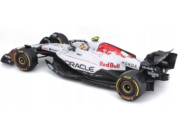 Red Bull Racing RB21 #22 Yuki Tsunoda "Oracle" Formula One F1 "Japanese GP" (2025) "Race" Series 1/18 Diecast Model Car by Bburago image 2