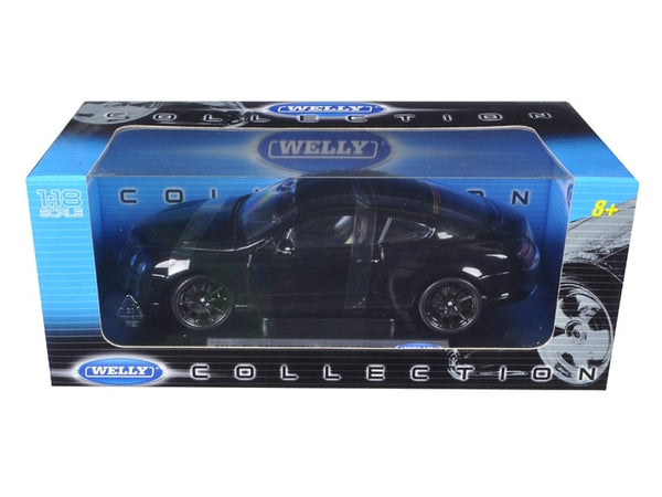 Welly Bentley Continental Supersports black 1:18 diecast model 18038BK, view 1