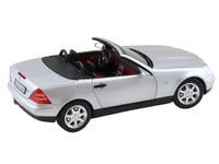 1996 Mercedes-Benz SLK Convertible Brilliant Silver Metallic 1/18 Diecast Model Car by Norev image 5