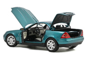 1996 Mercedes-Benz SLK Convertible Vivianit Green Metallic 1/18 Diecast Model Car by Norev image 3