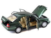 1993 Mercedes-Benz C-Class Malachite Green Metallic 1/18 Diecast Model Car by Norev image 2