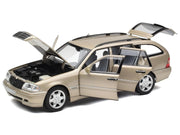 1997 Mercedes-Benz C-Class T-Model Smoke Silver Metallic 1/18 Diecast Model Car by Norev image 2